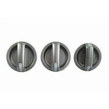 3pc Heater Fan Temp Control Knobs for Mazda BT-50 (2006–2011)