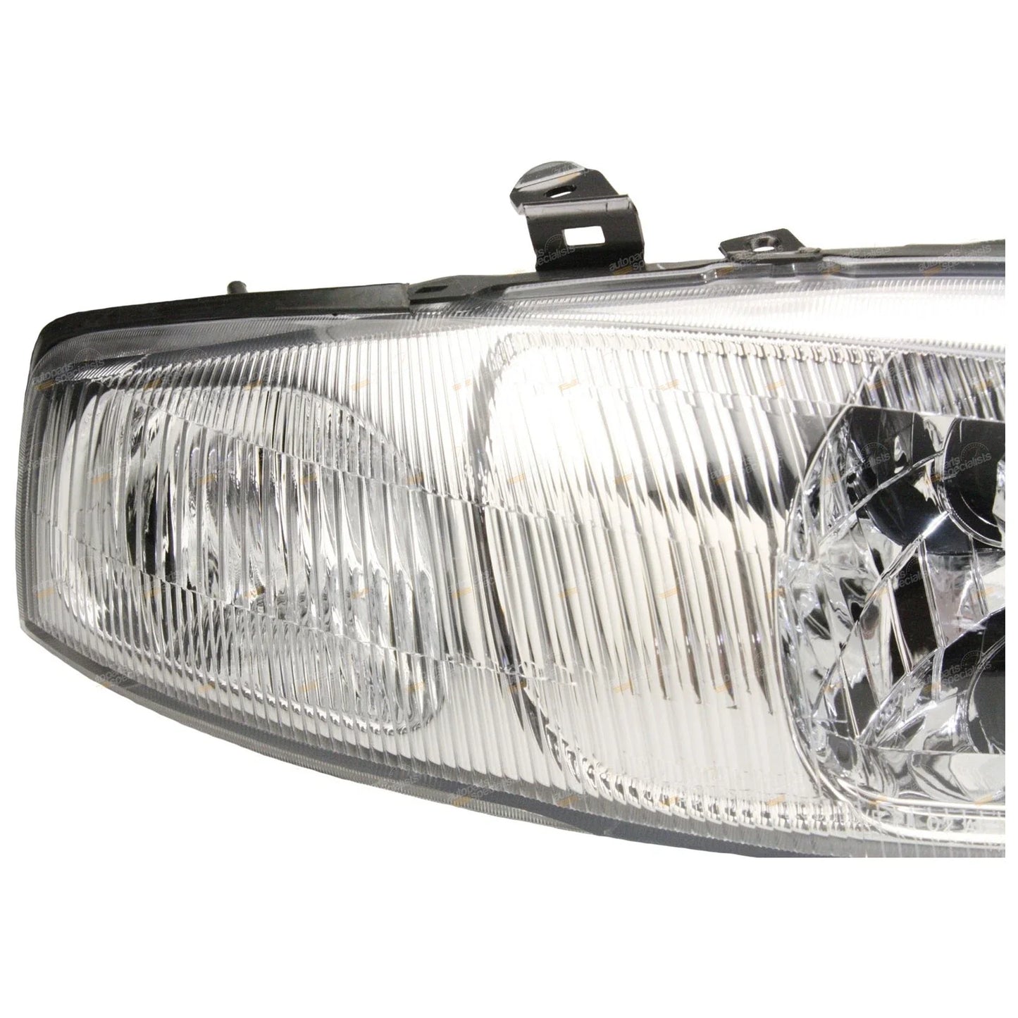 LH+RH Headlights (2) for Mitsubishi CE Lancer Mirage Coupe Hatch (1998-2004)