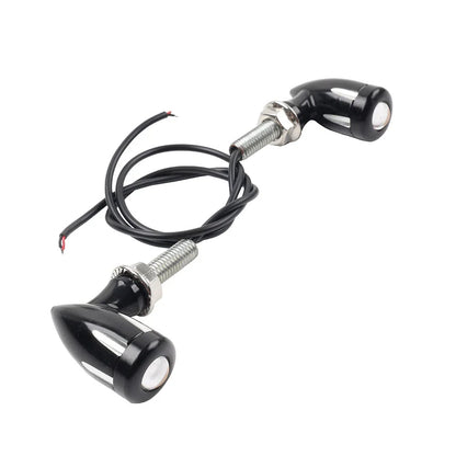 Mini Turn Signal Light Blinker 8mm for Bobber Cafe Racer