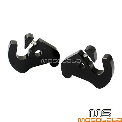 Black Detachable Sissy Bar Luggage Rack for Motorcycle Universal