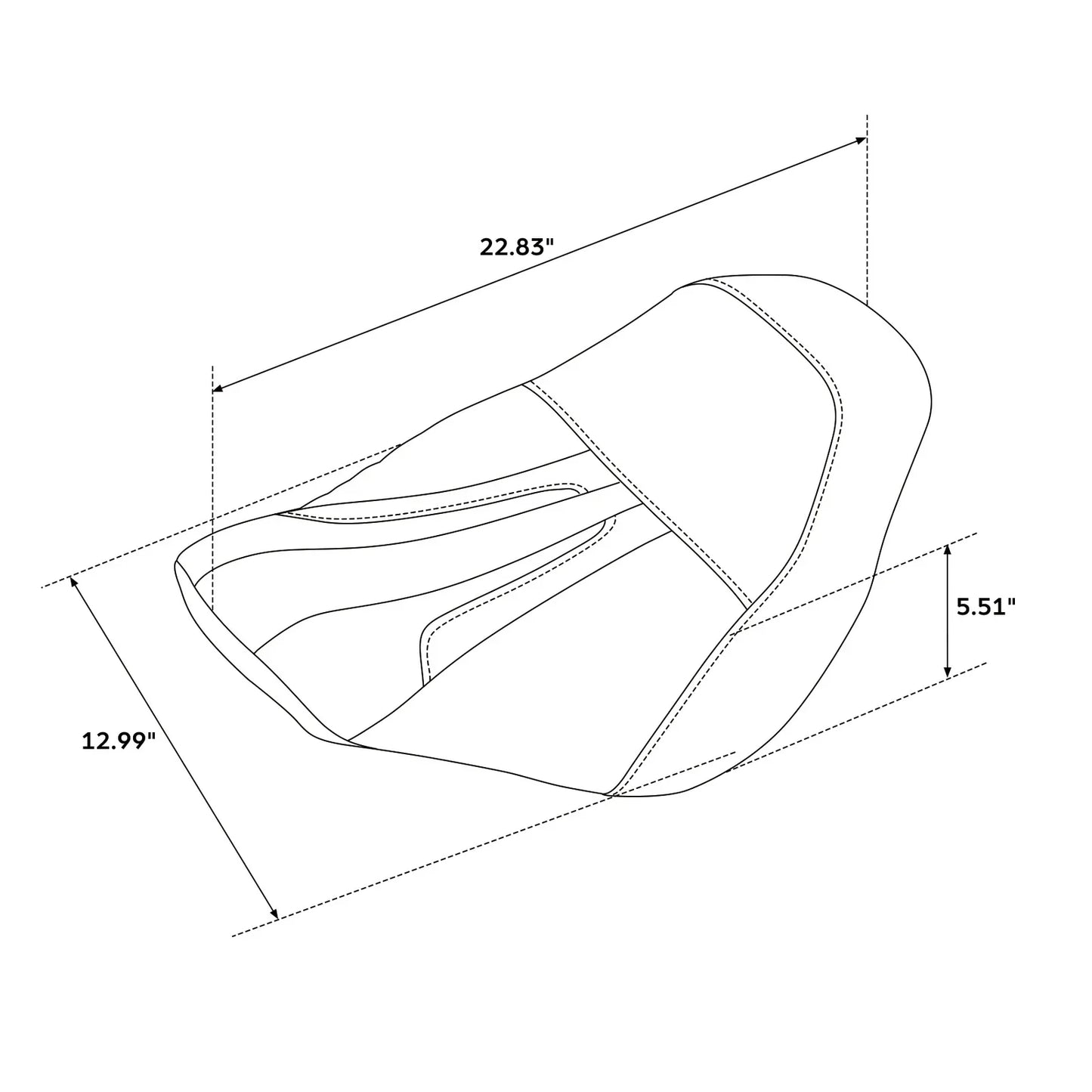Solo Seat for Harley Low Rider S FXLRS ST FXLR (2018-2025)