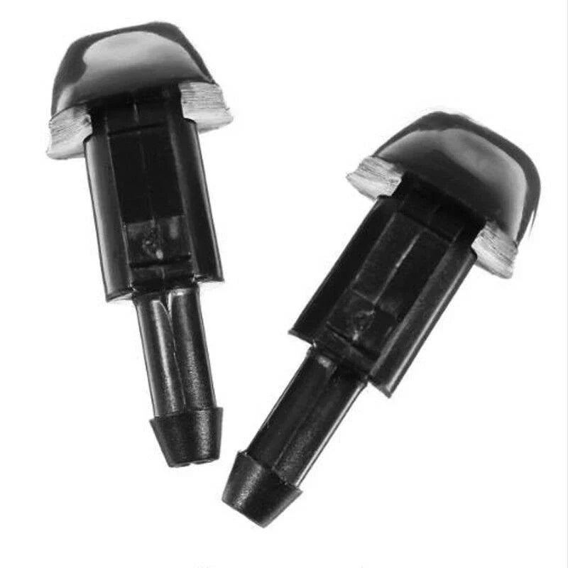2 x Washer Jet Nozzle Front Windshield Fluid Spray for Most Vehicles