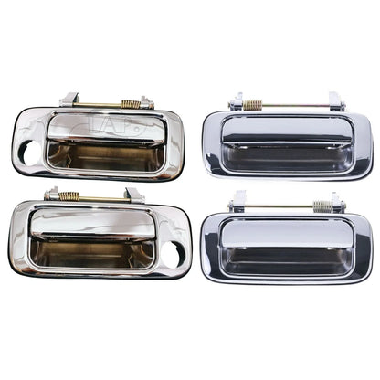 4pc Front/Rear Left/Right Door Handle Chrome for Toyota Landcruiser (1990–1998)