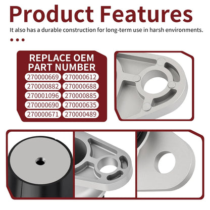 3x engine mounts for Sea-Doo RXT (2005–2007)