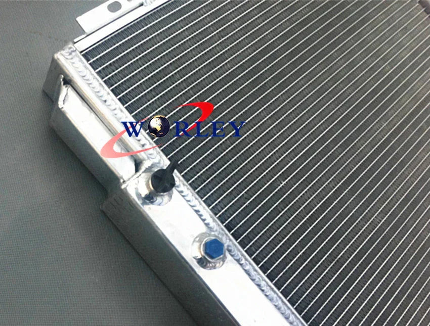 Aluminum Radiator & Shroud & Fans for 1967-1970 Ford Mustang Ranchero Torino