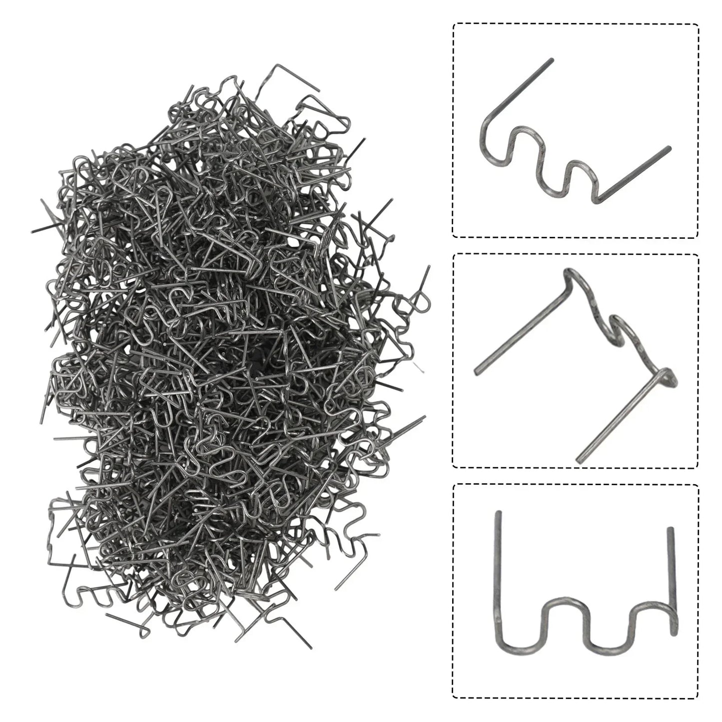 8mm diameter wave hot staples 500pcs for Car bumper repair