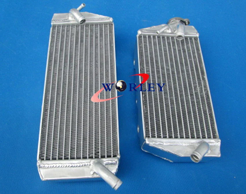 Aluminum Radiator & Blue Hose for Kawasaki KX450F KXF450 (2006-2008)