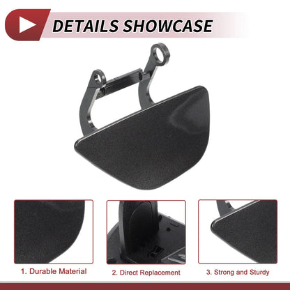 Front Right Washer Nozzle Cover Cap for BMW 535i GT Gray (2010 - 2017)