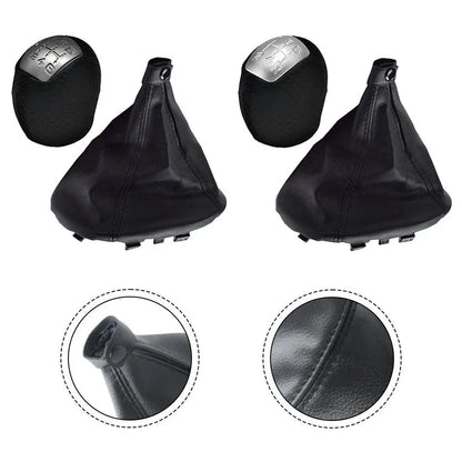 Black ABS Leather Gear Shift Knob Gaiter Boot for IVECO Daily V VI Series