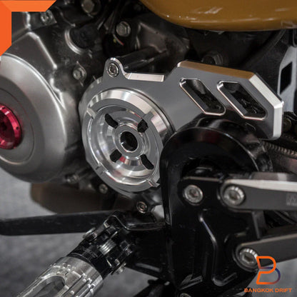 Silver Front Sprocket Aluminium Cover Guard for Honda Monkey 125, Z125