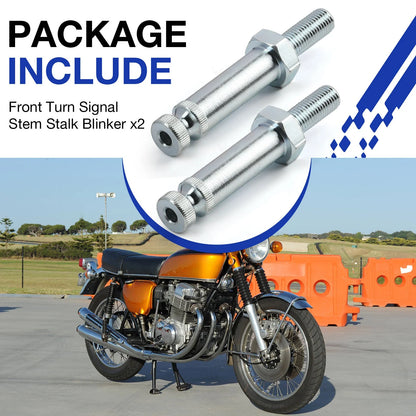 Front Turn Signal Stem Blinker for Honda CB500 CL175 CL350