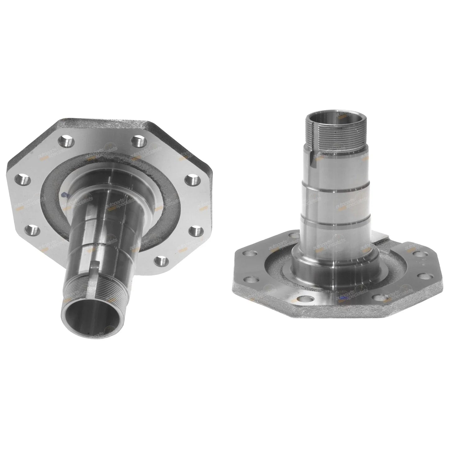 2 x Front Steering Hub Stub Axles for Landcruiser 80 Series