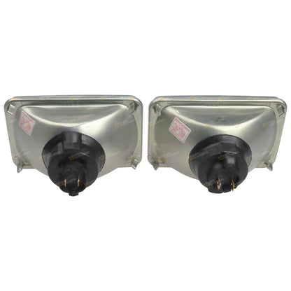 Rectangle 165mmx100mm Headlight Hi Beam Halogen H1 55W 12V for Make Model
