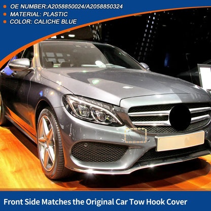 Car Bumper Tow Hook Cover for Mercedes-Benz (2019-2023) - Caliche Blue