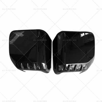 Glossy Black Side Rear View Mirror Cover for Prado LC250 J250 (2024)