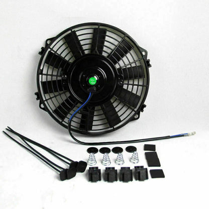 9" 12V 80W Electric Radiator Cooling Fan & Mounting Kits for Holden Commodore