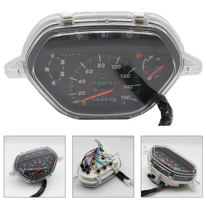 Motorcycle Instrumentation Curved Odometer for TBT110 Fast Installation Process