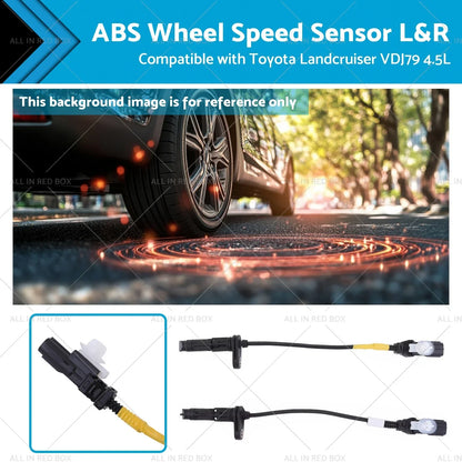 PEC Wheel Speed Sensors for Toyota Landcruiser VDJ79 4.5L (2007-2023)