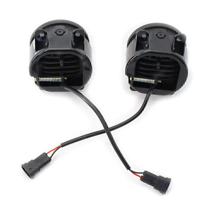 Dual Color White/Yellow LED Fog Lights for Honda Nissan Subaru Ford