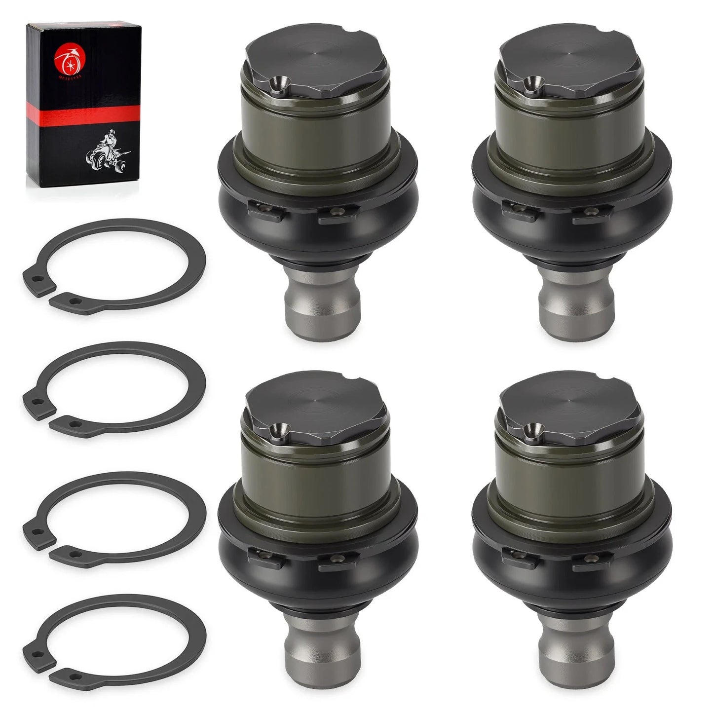 4xUpper/Lower Ball Joint Set for Arctic Cat 500/550/570/650/700/1000 (2000–2010)
