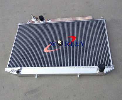 Aluminum Radiator & Fans for Toyota Cressida MK2 MX83 3.0L (1989-1993)