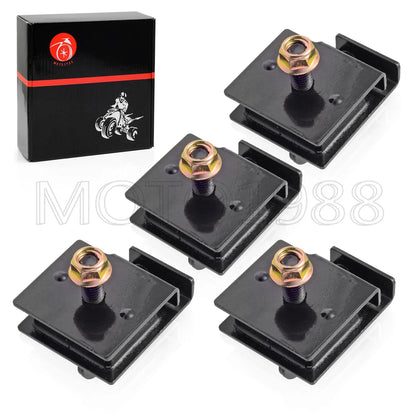 Bottom & Top Engine Mount Rubber Damper Kit for Yamaha Rhino 660 (2004–2007)
