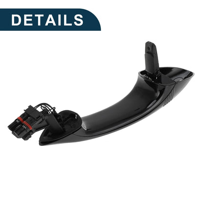 Rear Left Exterior Door Handle BMW F07 F10 Black Silver Tone