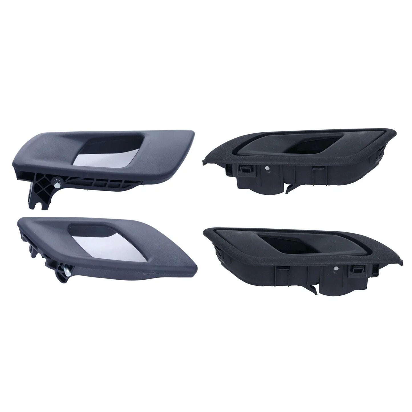 Door Handle 4x Front/Rear Left+Right Inner Black for Ford Ranger & BT50 (2011–2019)