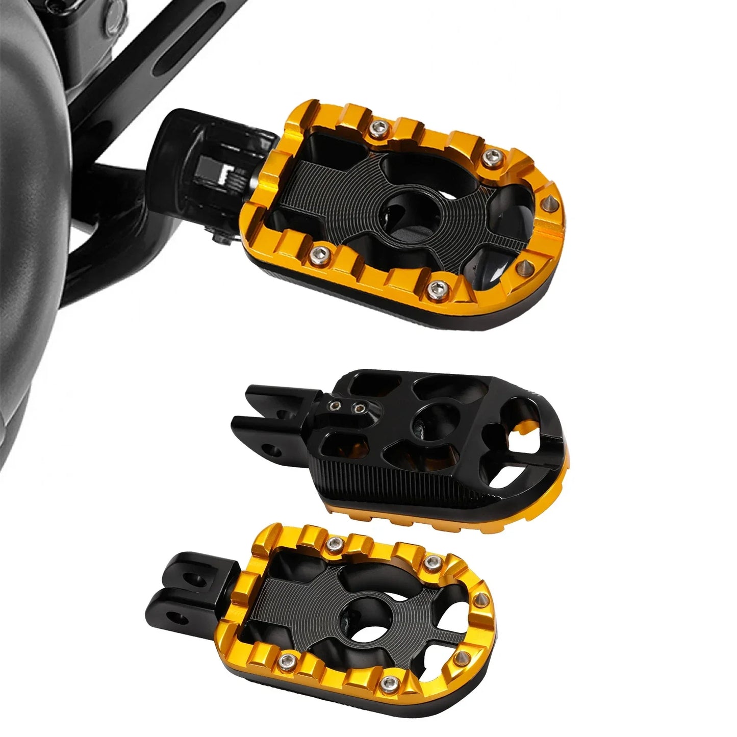 Rider Driver Footpegs for Harley Softail Street Bob Low Rider (2018-2025)