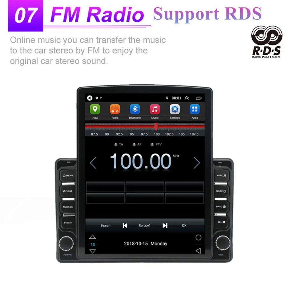 9.7" Android 13 Car Stereo GPS Navigation for Fiat Panda (2003-2012)