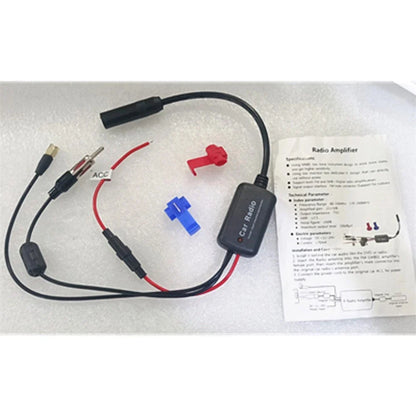 Digital Radio Antenna Booster for Universal Car FM AM DAB+ Signal Amplifier