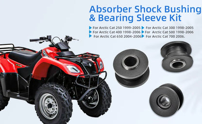 4x Shock Bushing Bearing Sleeve Kit for Arctic Cat 250-700