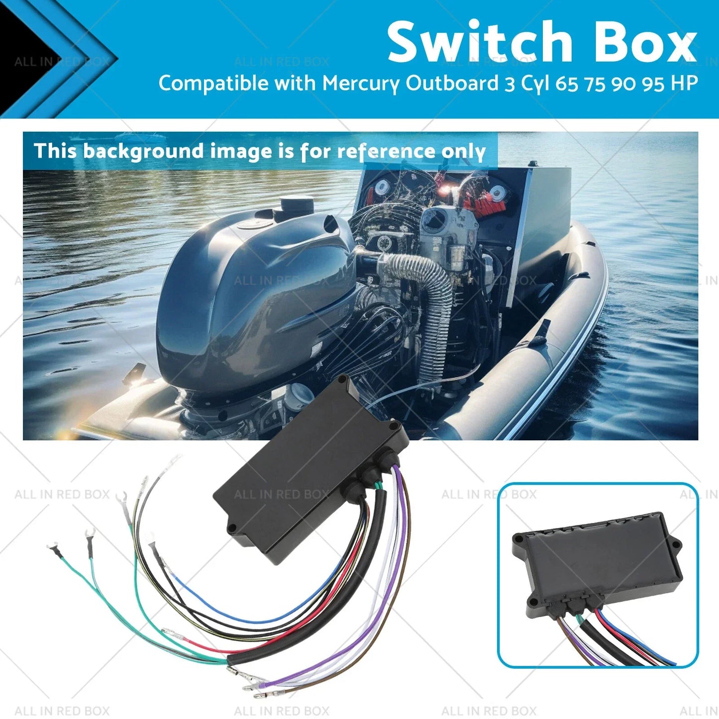 Switch Box for Mercury Outboard 3 Cyl 65 75 90 95 HP (1993-1997)