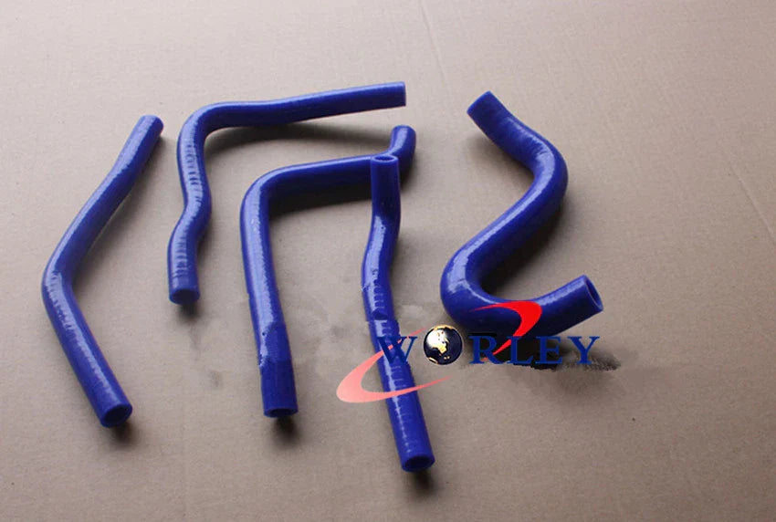 Silicone Radiator Hose for Kawasaki KX250 1990-1993 Black