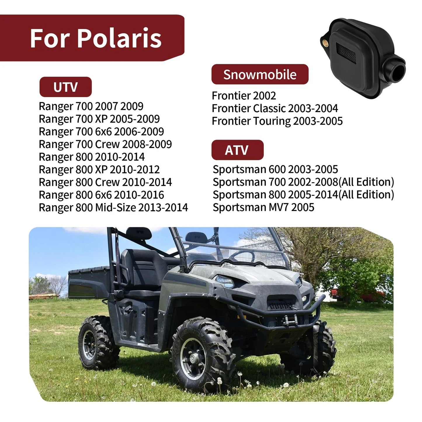 Oil Pickup Assembly for Polaris Ranger XP 700 (2005–2009)