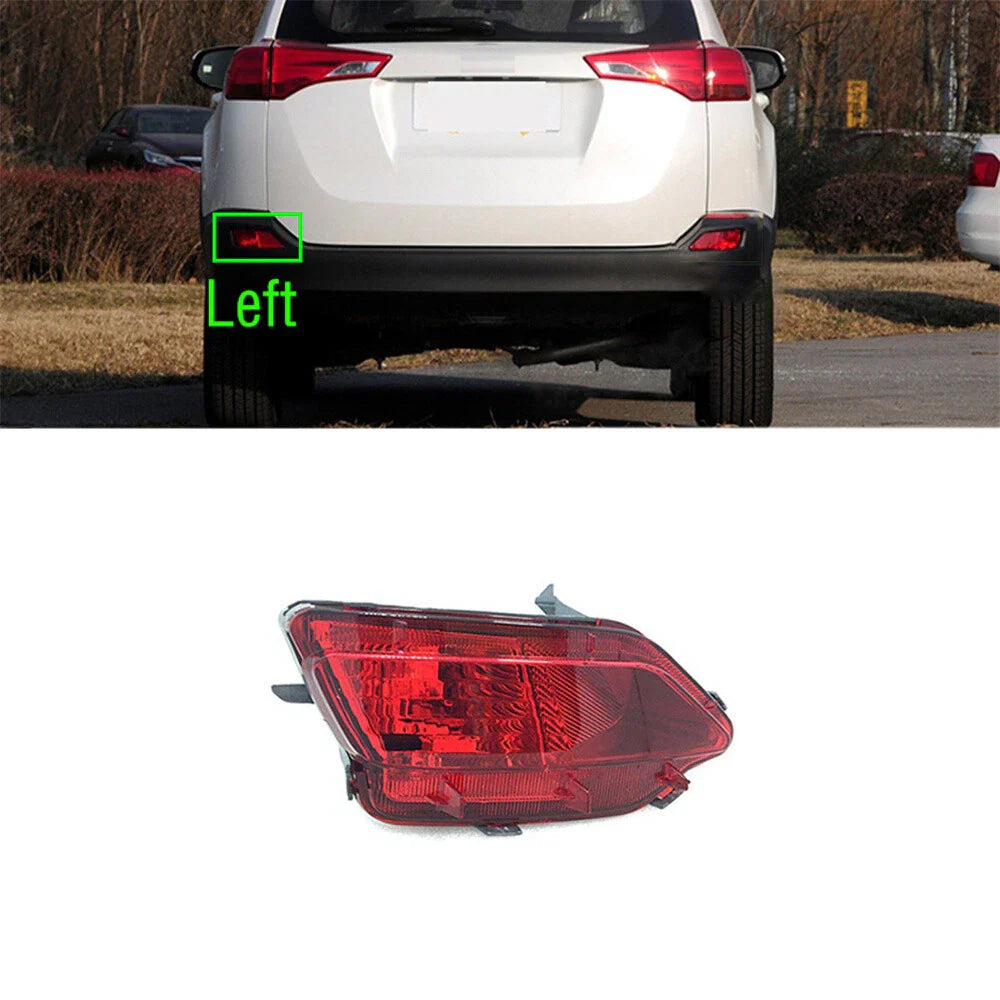 Left Rear Bumper Light Reflector Cover for 2013-2015 Toyota RAV4