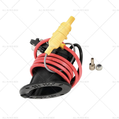 48V Golf Car Charger Receptacle & Fuse Assembly for Club Car DS (2000-Up)