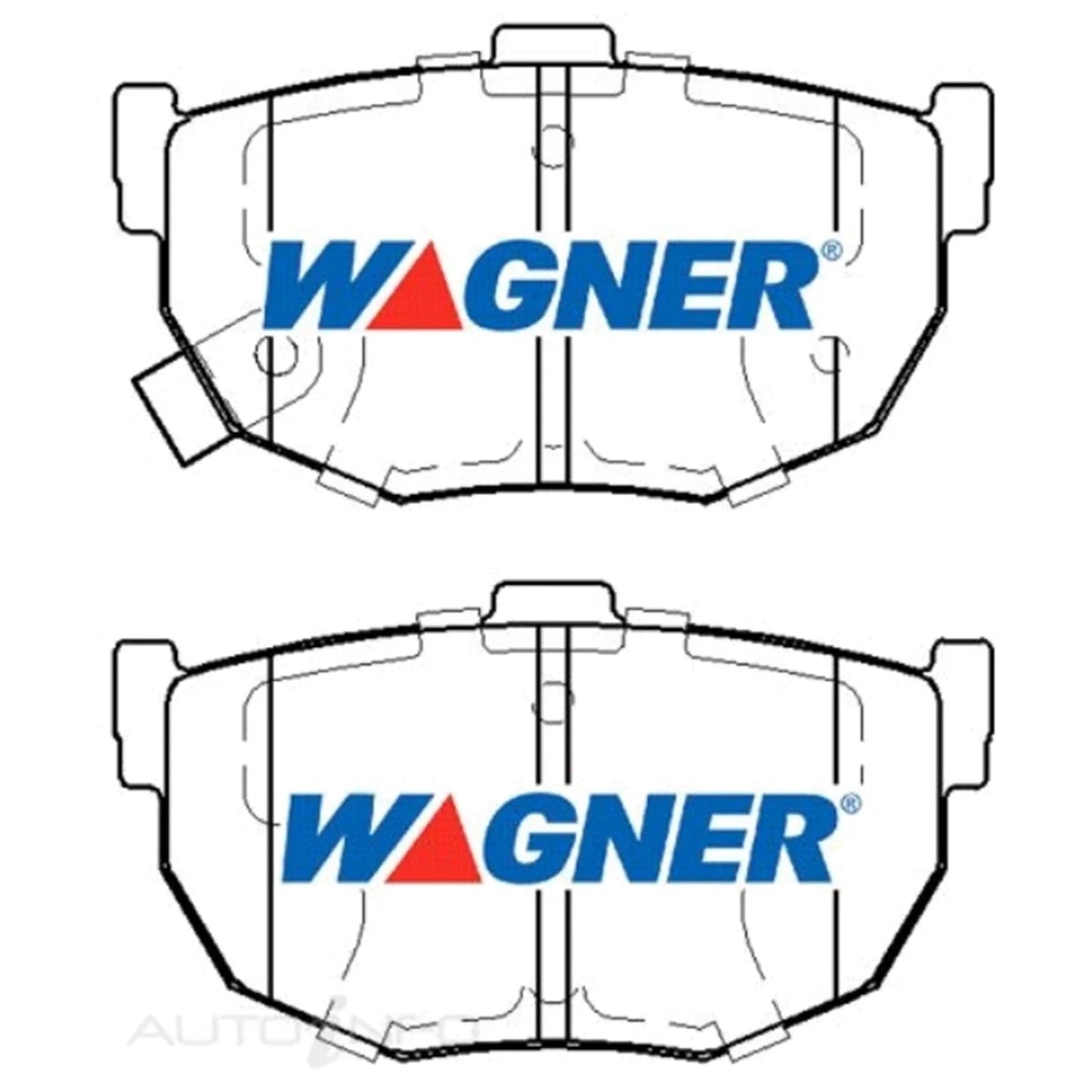 Rear Disc Brake Pads Set for Nissan Pintara U12 4cyl KA24E 2.4L (1989 - 1992)