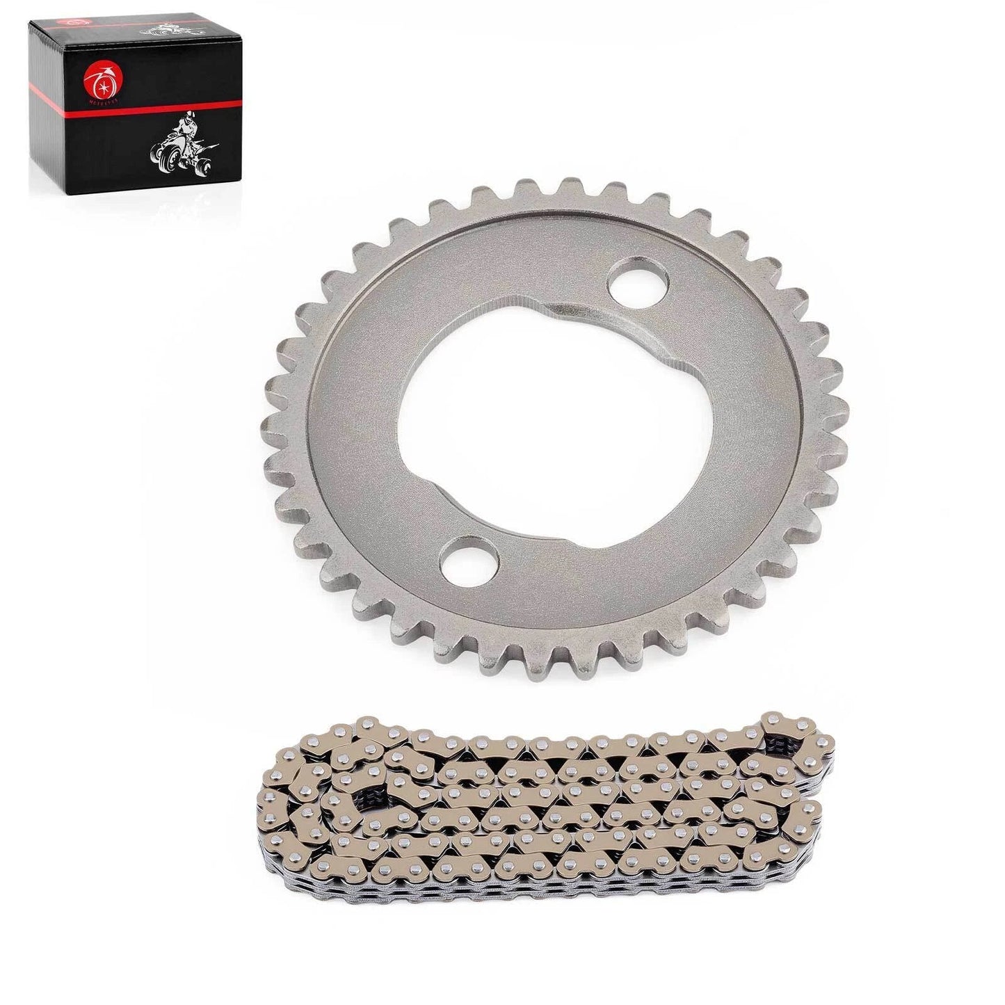 Camshaft Sprocket 38T & Cam Timing Chain for Honda Fourtrax TRX300 (1988–2000)