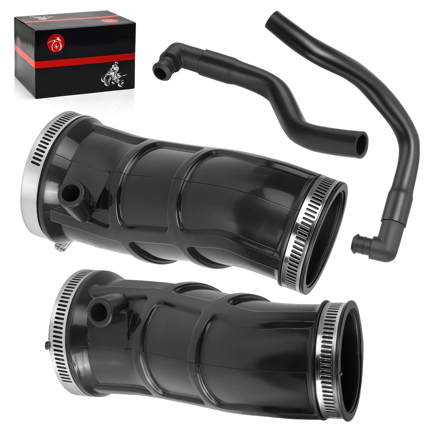 2 x Left+Right Snorkel Air Box Intake Tube & Pipe for Yamaha Raptor (2001–2005)