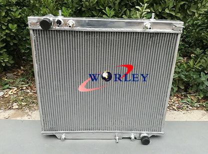 3 Row Aluminum Radiator + Fan for Mitsubishi Delica Space Gear (1994-2005)