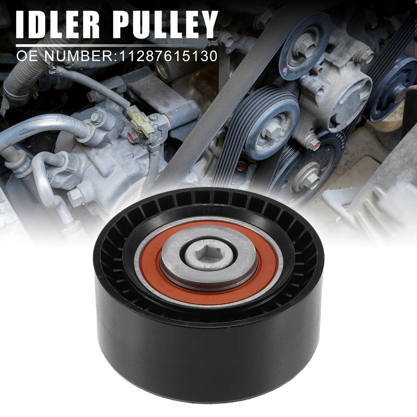 Drive Belt Idler Pulley for BMW 535i GT (2010-2017)