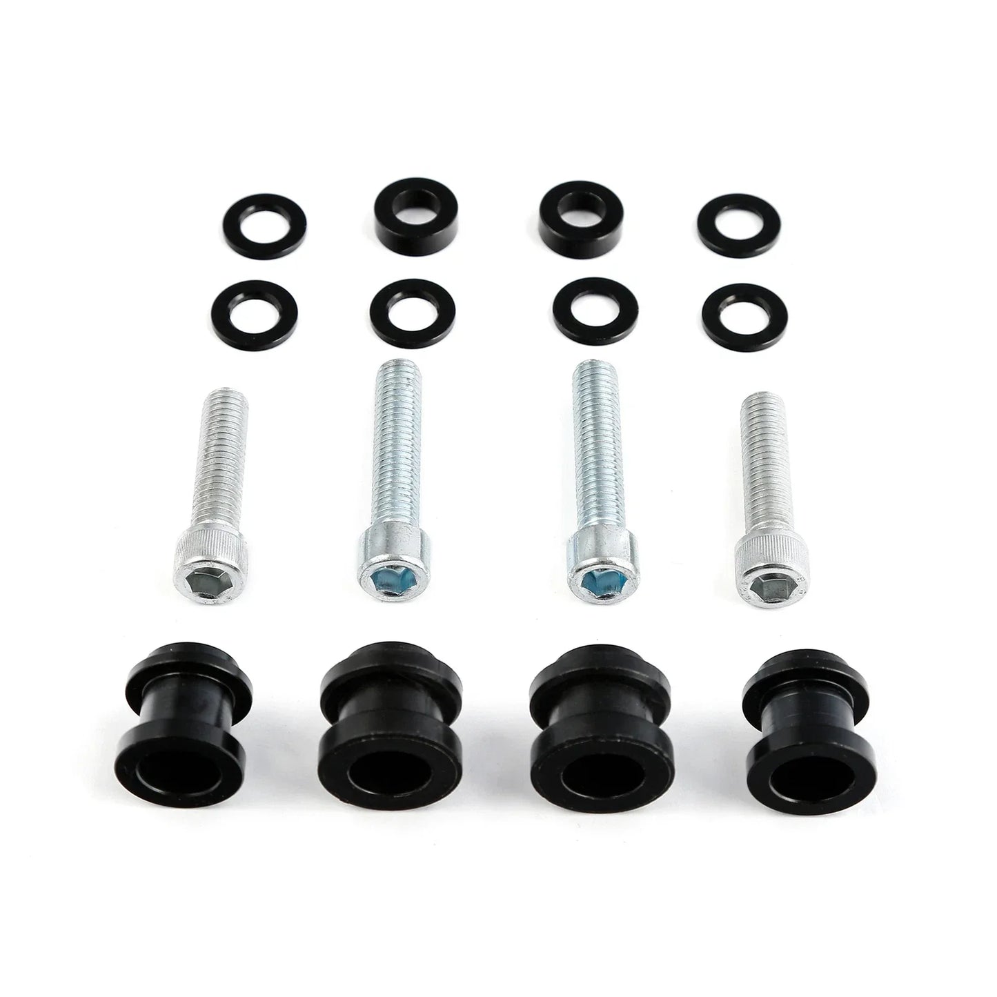 Black Docking Hardware Kit for Harley Softail Fat Boy Breakout (2018-2025)