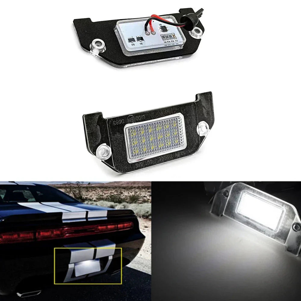 LED License Plate Lights for Chrysler 300, 300C, 300S, Sebring (2005-2010)