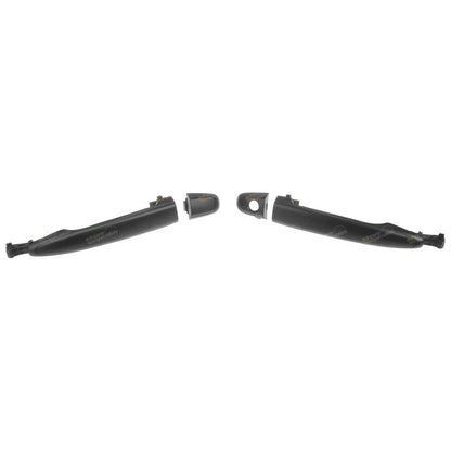 2 x Black Front Outer Door Handles for Toyota Camry (2006–2012)