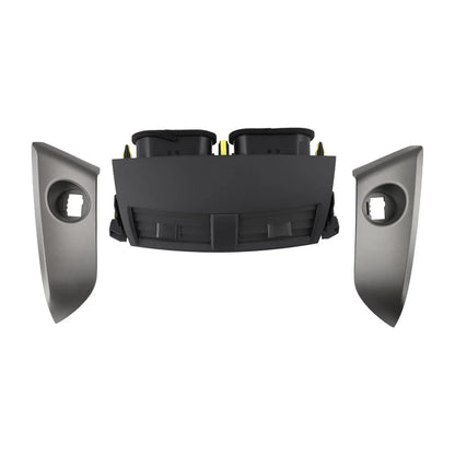 Black Center DASH Vents+Trim Bezels for Toyota RAV4 (2006–2012)
