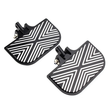 Aluminum Mount Passenger Floorboards for Harley Sportster XL Dyna