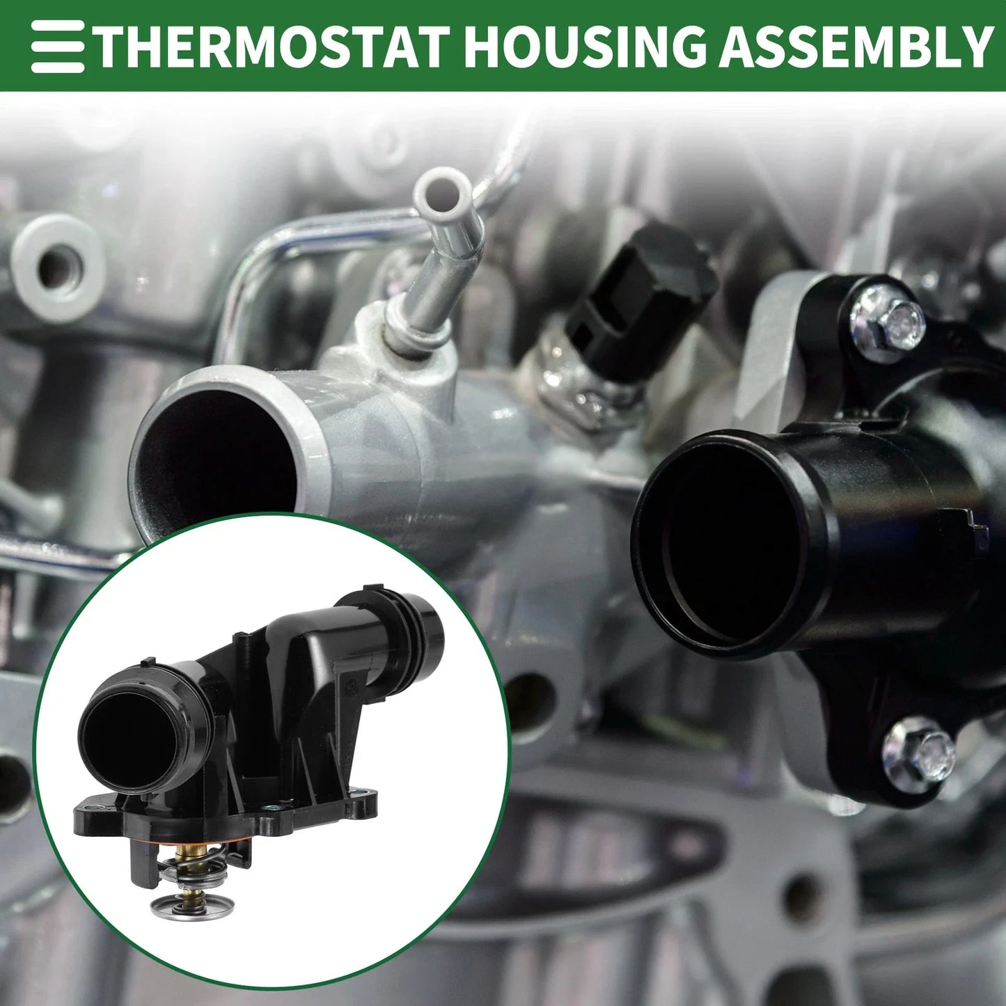 Thermostat Housing Assembly 2.5L for BMW 325Ci (2001 - 2006)