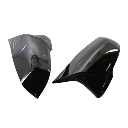 ABS Gloss Black Rear View Mirror Covers for BMW X1 F48 F49 (2016-2019)