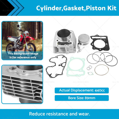 440CC Cylinder Gasket Piston Kit for Honda XR 400R TRX 400EX (1996-2014)